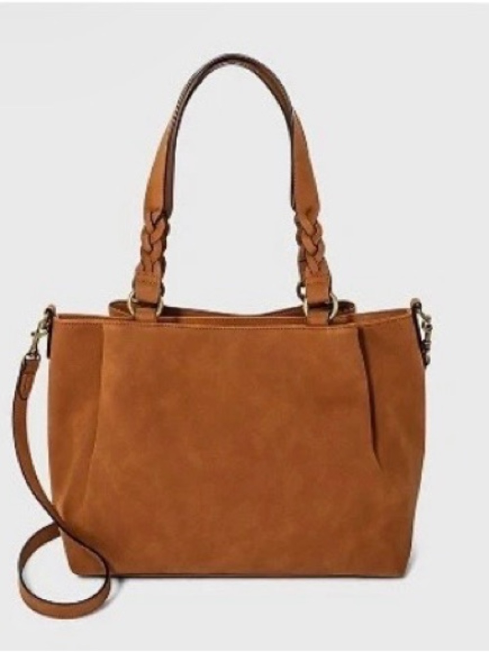 A New Day Triple Compartment  Crossbody & Tote in Brown - NWT